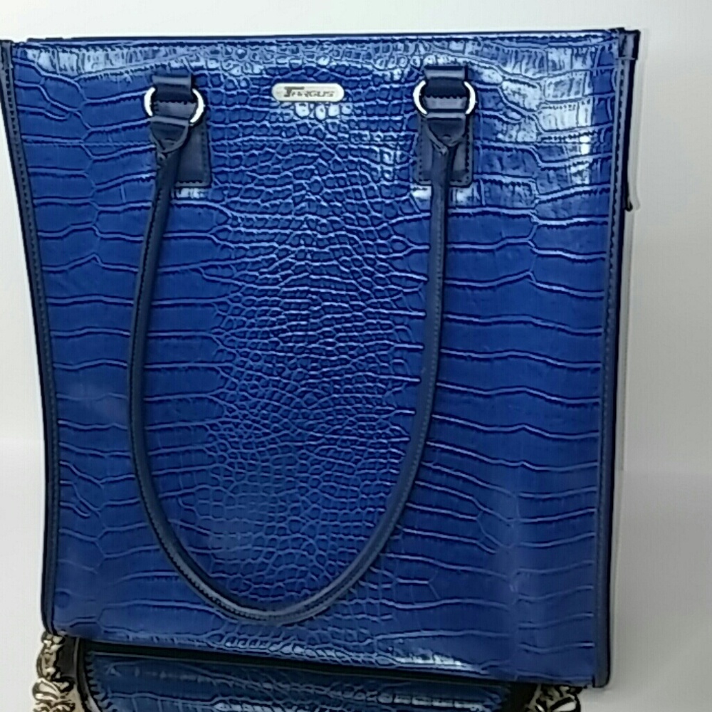 Targus Handbag Blue Large 15" X 13.5" Drop 12" - Picture 1 of 8